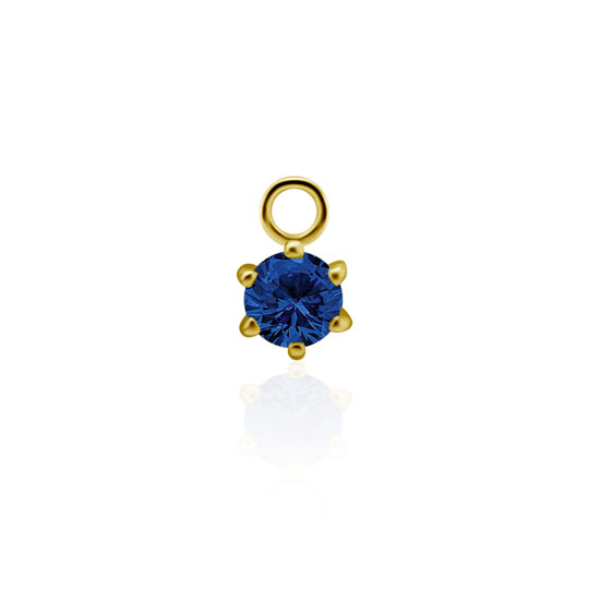 G18K-CHARM-14RT-O-RING-RB TO