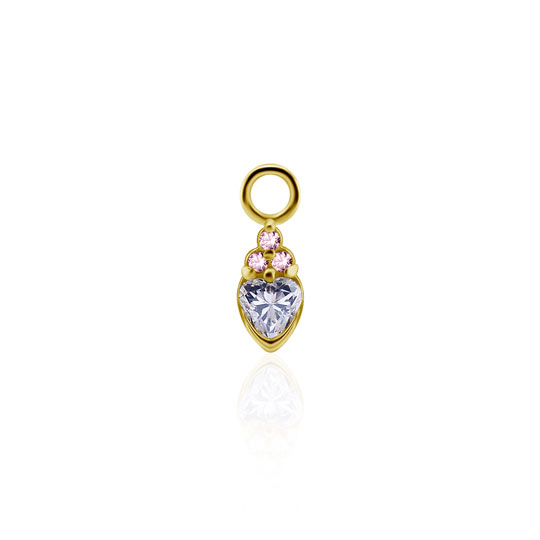 G18K-CHARM-15-O-RING-WH/PI