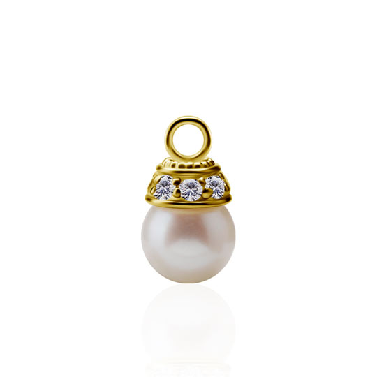 G18K-CHARM-27-O-RING-WH-CR P