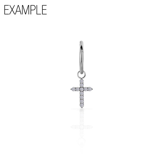 WG18K-CHARM-16CD-O-RING-DIA WH